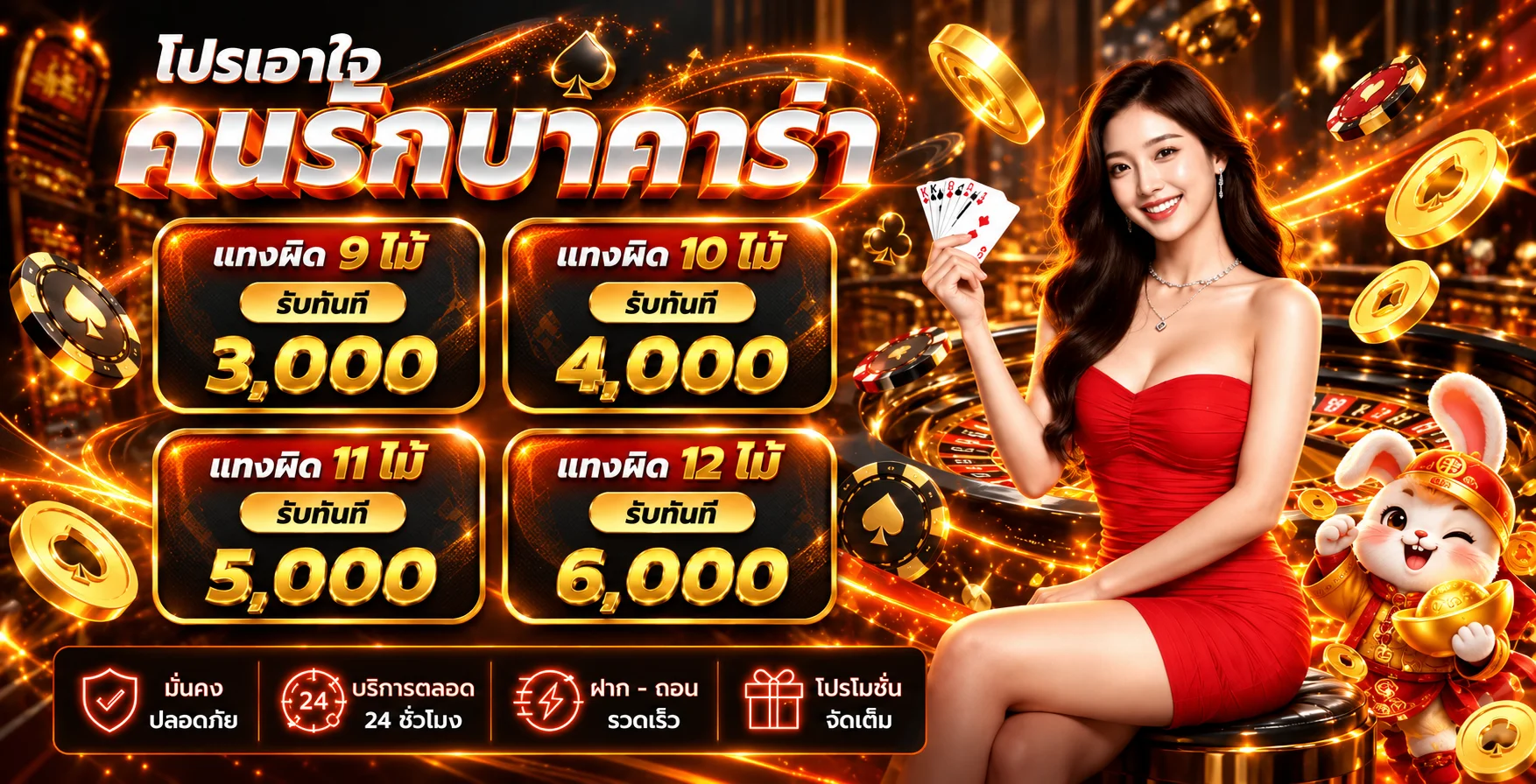 แบนเนอร์คู่มือบาคาร่าออนไลน์หวยเจิดจรัส
